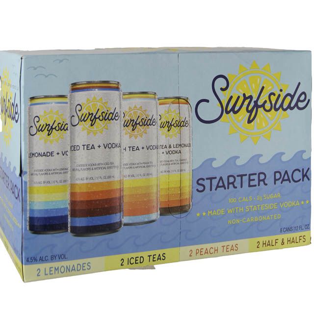 Surfside Starter Variety Vodka Pk Ml Marketview Liquor