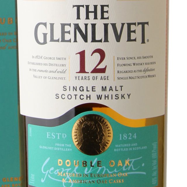 Glenlivet 12 Year Old Single Malt Whisky 1L