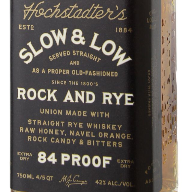 Review: Hochstadter's Slow & Low Rock and Rye cocktail, paired