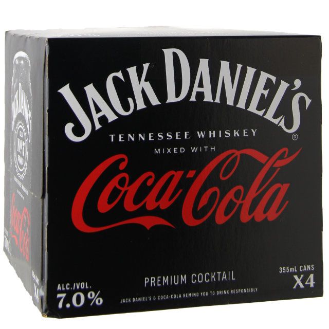 Jack Daniel's 1 Litre 40% Tennessee Whiskey - Nevejan