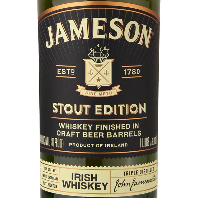 Reserve Jameson Irish - Select Whiskey Marketview / Black Ltr Liquor Barrel