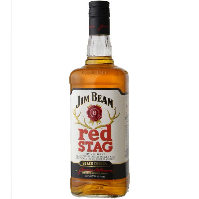 Jim Beam Red Stag Black Bourbon Liquor - Ltr Flavored / Cherry Marketview Whiskey