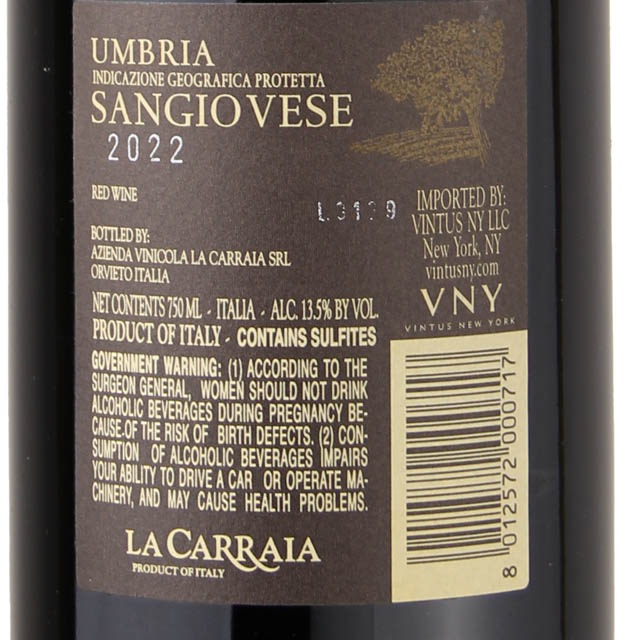 Arche Sangiovese 750mL Marketview Liquor