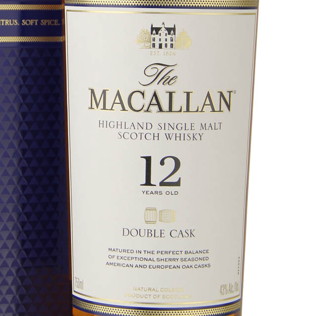 Macallan 12yr Sherry Oak Cask Single Malt Scotch Whisky / 750 ml