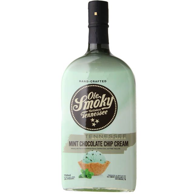 Ole Smoky Mint Chocolate Chip Cream 750mL Marketview Liquor   OLESMOKYMINTCHOCCHIP750 