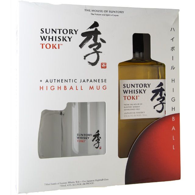 Suntory Japanese Whisky Toki Gift Set With Highball Glasse 750ml Marketview Liquor