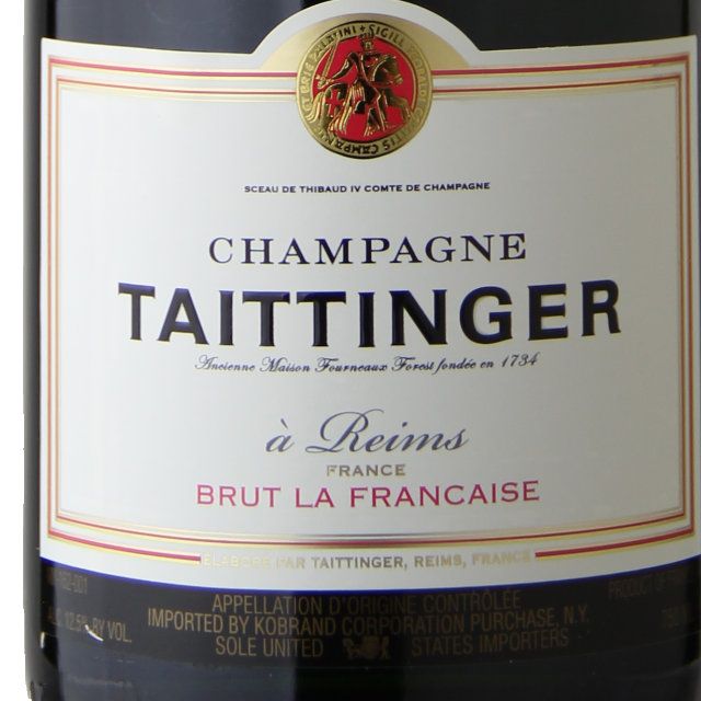Taittinger La Francaise Brut 750 ml 12% ABV
