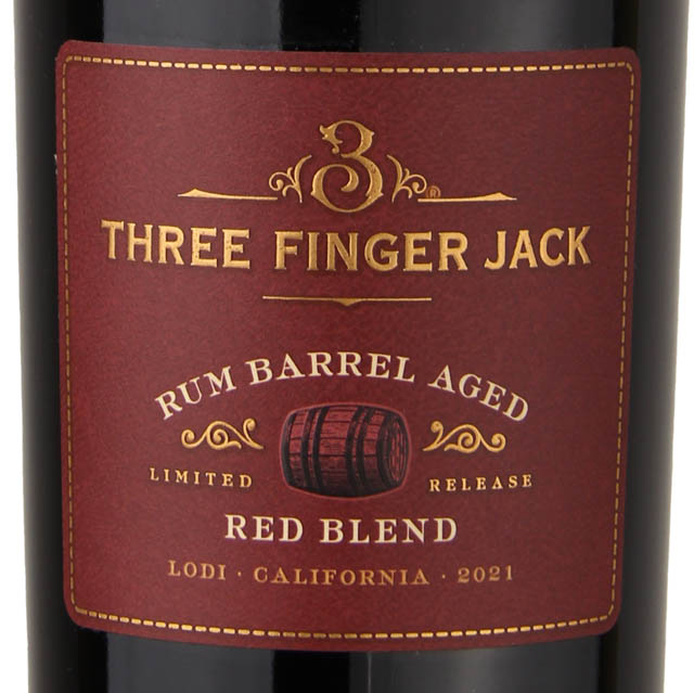 2020 Three Finger Jack Rum Barrel Aged Red Blend